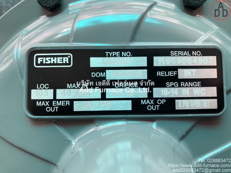 Fisher Type No CS400IR (4)